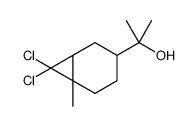 7,7-dichloro-alpha,alpha,6-trimethylbicyclo[4.1.0]heptane-3-methanol structure