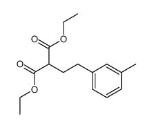 (3-methyl-phenethyl)-malonic acid diethyl ester Structure