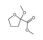 2-Furancarboxylicacid,tetrahydro-2-methoxy-,methylester(9CI)结构式