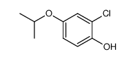 2-chloro-4-isopropoxy-phenol Structure