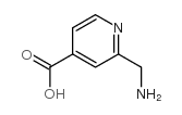 2-(氨基乙基)-吡啶-4-羧酸结构式