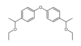 bis(4-(1-ethoxyethyl)phenyl) ether Structure