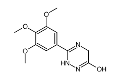 3-(3,4,5-trimethoxyphenyl)-2,5-dihydro-1H-1,2,4-triazin-6-one结构式