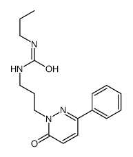 1-[3-(6-oxo-3-phenylpyridazin-1-yl)propyl]-3-propylurea结构式