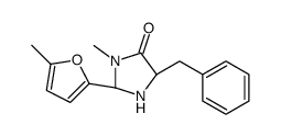 (2R,5R)-5-Benzyl-3-Methyl-2-(5-Methyl-2-furyl)-4-imidazolidinone Structure