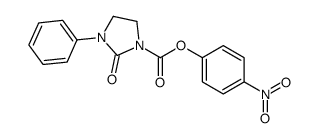 (4-nitrophenyl) 2-oxo-3-phenylimidazolidine-1-carboxylate结构式