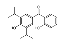 [4-hydroxy-3,5-di(propan-2-yl)phenyl]-(2-hydroxyphenyl)methanone结构式