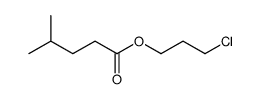 3-chloropropyl 4-methylpentanoate Structure