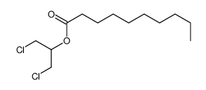 1,3-dichloropropan-2-yl decanoate Structure