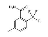 5-METHYL-2-(TRIFLUOROMETHYL)BENZAMIDE结构式
