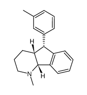 (4aR,5R,9bR)-1-methyl-5-(m-tolyl)-2,3,4,4a,5,9b-hexahydro-1H-indeno[1,2-b]pyridine Structure