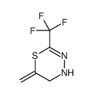 6-methylidene-2-(trifluoromethyl)-4,5-dihydro-1,3,4-thiadiazine结构式