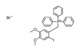 (2-iodo-4,5-dimethoxyphenyl)methyl-triphenylphosphanium,bromide Structure
