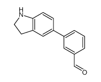 3-(Indolin-5-yl)benzaldehyde结构式