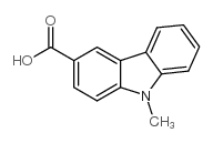 9-甲基-9H-咔唑-3-羧酸结构式