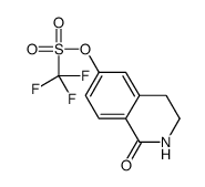 (1-oxo-3,4-dihydro-2H-isoquinolin-6-yl) trifluoromethanesulfonate Structure