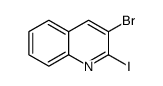 3-Bromo-2-iodoquinoline structure