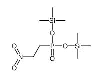 trimethyl-[2-nitroethyl(trimethylsilyloxy)phosphoryl]oxysilane Structure