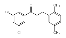 3',5'-DICHLORO-3-(2,5-DIMETHYLPHENYL)PROPIOPHENONE Structure