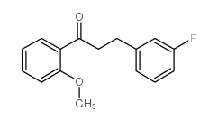 3-(3-FLUOROPHENYL)-2'-METHOXYPROPIOPHENONE结构式