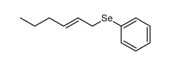 trans-Hex-2-enyl phenyl selenide Structure