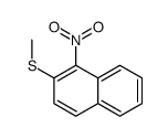 2-methylsulfanyl-1-nitronaphthalene结构式