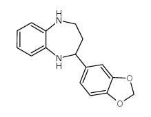 4-(1,3-benzodioxol-5-yl)-2,3,4,5-tetrahydro-1H-1,5-benzodiazepine Structure