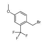 1-(bromomethyl)-4-methoxy-2-(trifluoromethyl)benzene结构式