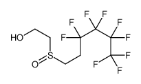 2-(3,3,4,4,5,5,6,6,6-nonafluorohexylsulfinyl)ethanol结构式