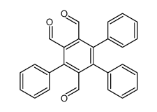 3,5,6-triphenylbenzene-1,2,4-tricarbaldehyde Structure