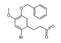 1-bromo-5-methoxy-2-(2-nitroethyl)-4-phenylmethoxybenzene Structure