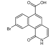 9-bromo-1-oxo-2H-benzo[h]isoquinoline-6-carboxylic acid结构式