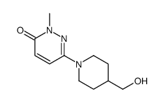 6-[4-(hydroxymethyl)piperidin-1-yl]-2-methylpyridazin-3-one Structure