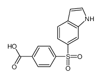 4-(1H-indol-6-ylsulfonyl)benzoic acid Structure