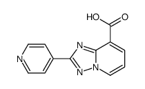 2-pyridin-4-yl-[1,2,4]triazolo[1,5-a]pyridine-8-carboxylic acid Structure