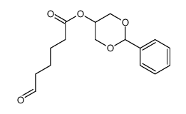 (2-phenyl-1,3-dioxan-5-yl) 6-oxohexanoate结构式