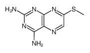 2,4-diamino-7-(methylthio)pteridine Structure