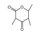 (3S,5S,6R)-3,5,6-trimethyloxane-2,4-dione Structure