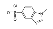 1-甲基-1H-苯并咪唑-5-磺酰氯结构式