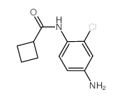 N-(4-Amino-2-chlorophenyl)cyclobutanecarboxamide Structure