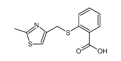 Benzoic acid, 2-[[(2-methyl-4-thiazolyl)methyl]thio] picture