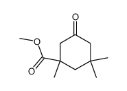 3-methoxycarbonyl-3,5,5-trimethylcyclohexanone Structure