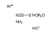 aluminum,azanium,trihydroxide,thiocyanate结构式