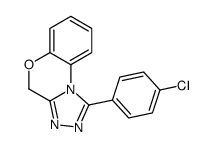 1-(4-chlorophenyl)-4H-[1,2,4]triazolo[3,4-c][1,4]benzoxazine结构式