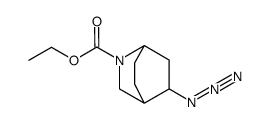 ethyl 5-azido-2-azabicyclo[2.2.2]octane-2-carboxylate Structure