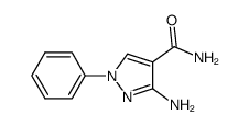 3-amino-1-phenyl-1H-pyrazole-4-carboxamide Structure