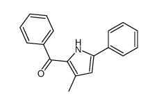 (3-methyl-5-phenyl-1H-pyrrol-2-yl)-phenylmethanone Structure