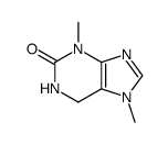 3,7-dimethyl-1,3,6,7-tetrahydro-purin-2-one结构式