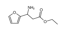ethyl (+/-)-3-amino-3-(2-furyl)propanoate Structure