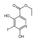 ethyl 5-fluoro-4-hydroxy-6-oxo-1H-pyridine-3-carboxylate结构式